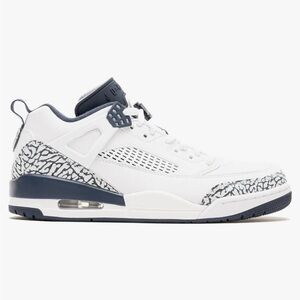 Jordan Spizike Low Men's Shoes -White/Pure Platinum/Obsidian Size 11